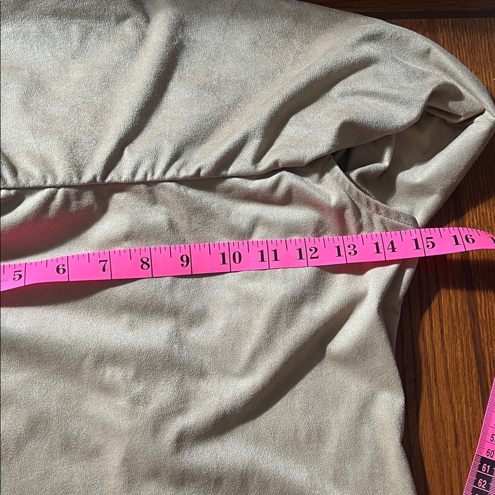 Fashion Nova | NWT Women’s Size S Elegant Off-Shoulder Tan Dress - Picture 6 of 7